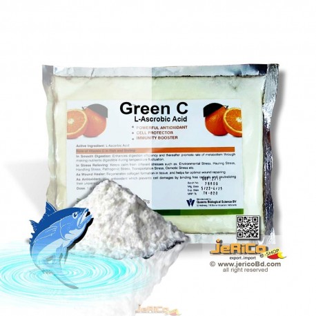Green C (L-Ascrobic Acid) A Powerfull Antioxident for Fish 500gm