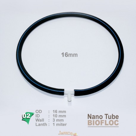 Nano bubble oxygen generator tube
