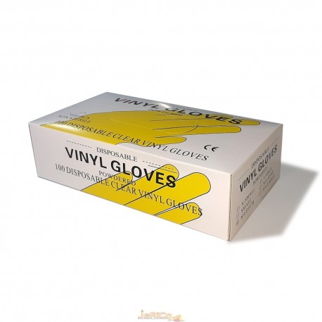 Disposable clear Vinyl Hand Gloves