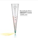 Imhoff Cone Boro silicate Clear Glass 1000mL sedimentation