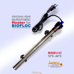 Stainless Steel Automatic Heater For BioFloc Fish Tank-500wat