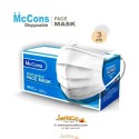 McCons Disposable Face Mask 3ply white, china